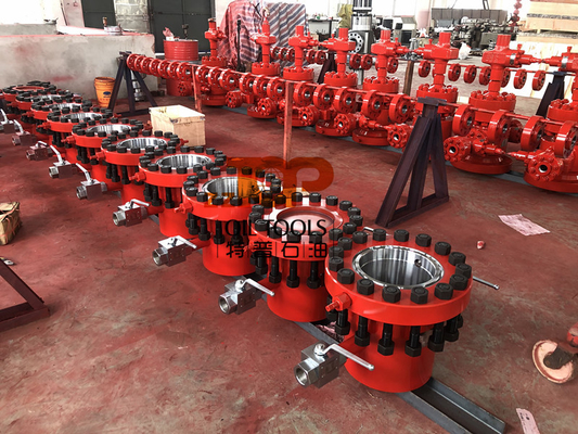 8RD API 6A C22 केसिंग हेड हाउसिंग 13 5/8"-3 KX 13 3/8"